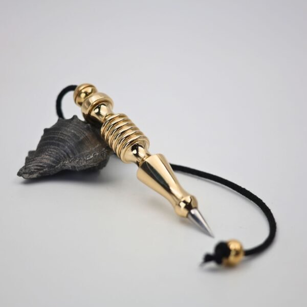 Stainless Steel & Brass Energy Healing Pendulum - Image 8