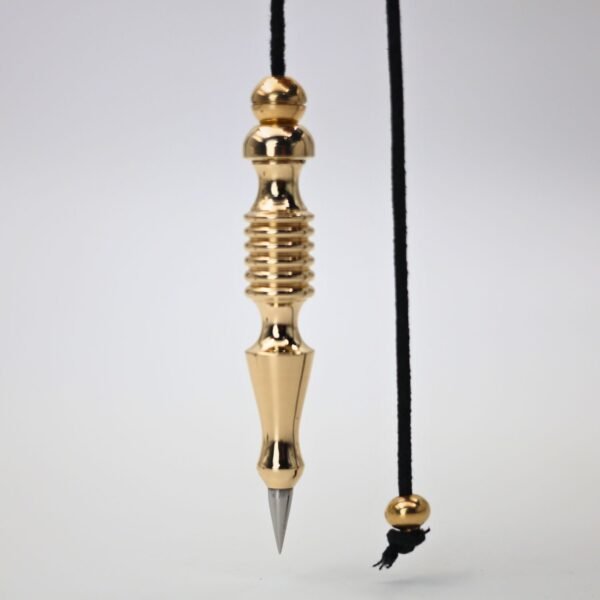 Stainless Steel & Brass Energy Healing Pendulum - Image 2