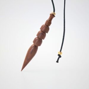 Throat Chakra Healing Rosewood Dowser Pendulum