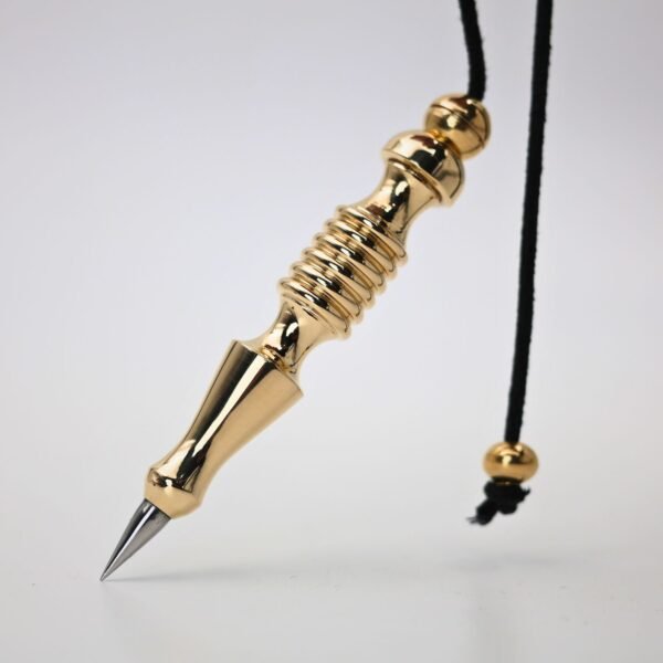 Stainless Steel & Brass Energy Healing Pendulum - Image 3